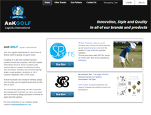 Tablet Screenshot of ankgolflogistics.com